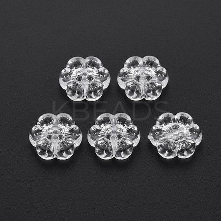 Transparent Acrylic Beads X-TACR-T003-34-1