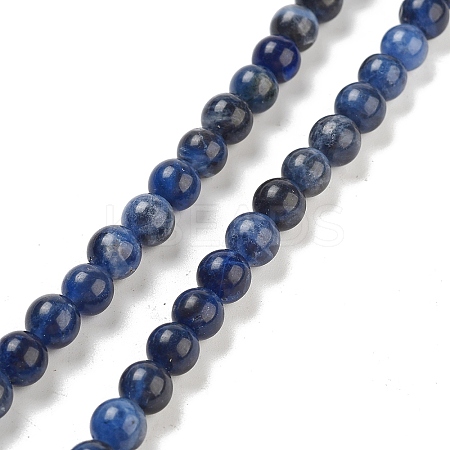 Sodalite Round Bead Strands G-P070-46-6mm-1