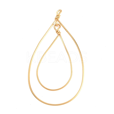304 Stainless Steel Open Back Bezel Pendants STAS-D264-09G-1