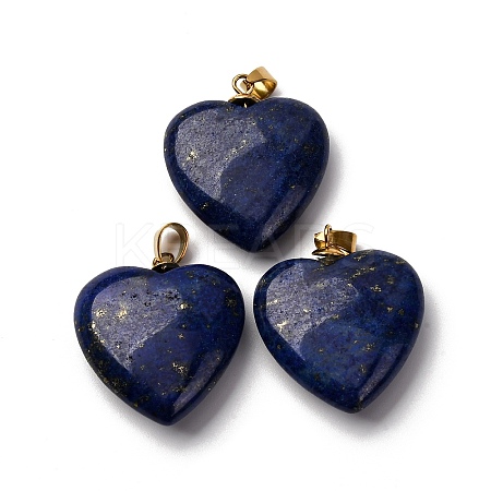 Dyed Natural Lapis Lazuli Pendants G-G287-01G-08-1