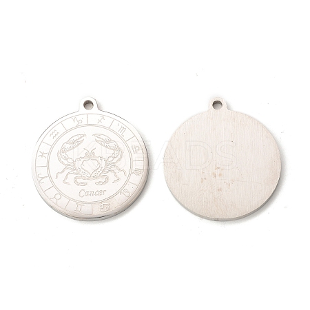 Non-Tarnish 304 Stainless Steel Pendants STAS-A074-03L-P-1