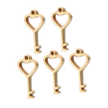PVD Vacuum Plating 304 Stainless Steel Charms STAS-WH0016-04-G01-1