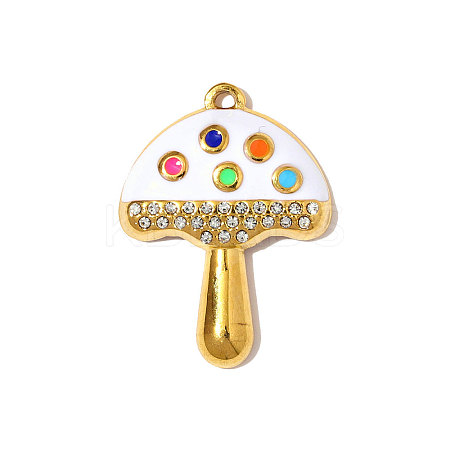 304 Stainless Steel Enamel Pendants STAS-OY008-80G-1