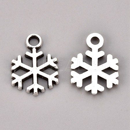 Tibetan Style Alloy Pendants TIBEP-E012-AS-FF-1