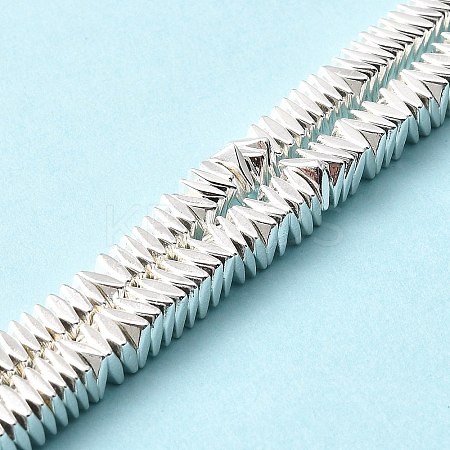 Electroplated Synthetic Non-Magnetic Hematite Beads Strands G-E606-A01-S-1