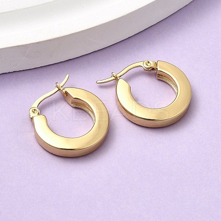 201 Stainless Steel Hoop Earrings EJEW-Z151-10G-02-1