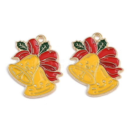 Christmas Theme Alloy Enamel Pendants LS-ENAM-C031-01G-04-1