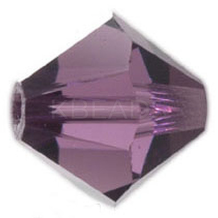 Austrian Crystal Beads Amethyst Color Bicone X-5301_6mm204-1