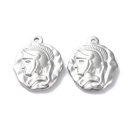 Non-Tarnish 304 Stainless Steel Pendants STAS-P324-12P-1
