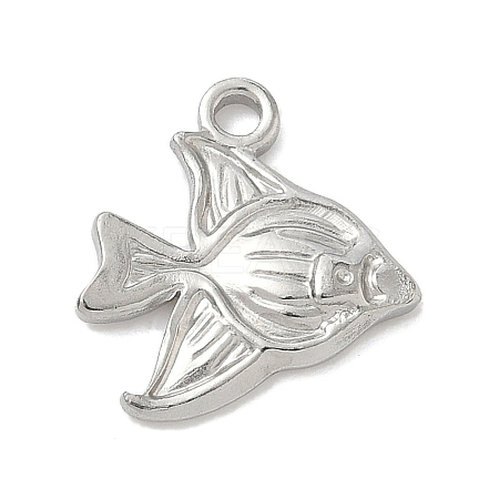 Marine Animal Style 304 Stainless Steel Pendants STAS-K267-23C-P-1