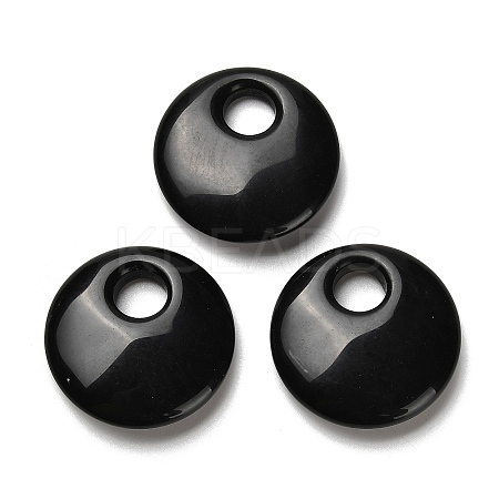 Natural Obsidian Pendants G-H073-05A-1