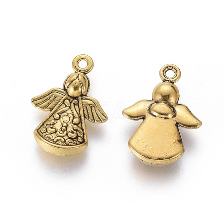 Tibetan Style Alloy Angel Pendants LS-GLF1238Y-1