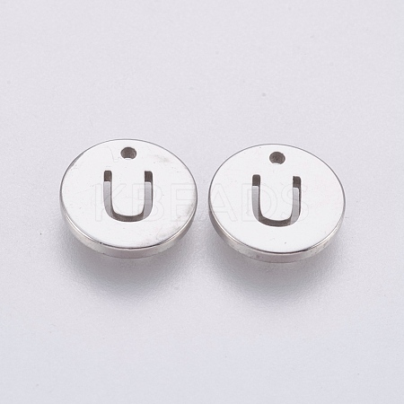 Non-Tarnish 304 Stainless Steel Charms STAS-P225-104P-12-1
