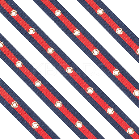 Cotton Herringbone Ribbon SRIB-WH0011-067A-1