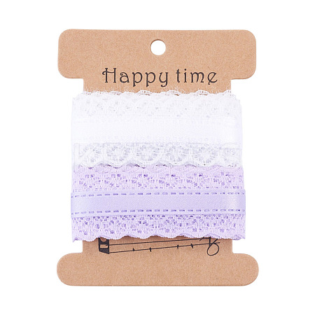 4 Yards 2 Colors Polyester Lace Trim OCOR-TADJ0001-02A-1