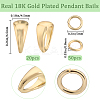 20Pcs Rack Plating Brass Pendant Bails for Soldering FIND-BBC0002-81-2
