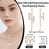 DIY 304 Stainless Steel Paperclip Chain Bracelets Necklaces Jewelry Sets Making Kits DIY-BBC0002-14-2