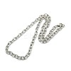 Fashionable 304 Stainless Steel Twisted Grain Cable Chain Necklaces STAS-A028-N077P-1