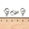 Tarnish Resistant 304 Stainless Steel Lobster Claw Clasps STAS-AB17-2