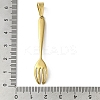PVD Vacuum Plating 304 Stainless Steel Big Pendants STAS-B069-01G-03-3