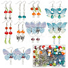 DIY Mushroom Earring Making Kit DIY-SC0020-35-1