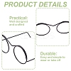 24Pcs 4 Colors Iron Eyeglasses Frames AJEW-GO0002-18-5