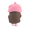 The 12 Chinese Zodiac Girl Doll PVC Plastic Pendants KY-S172-16K-2