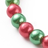 Christmas Theme Stretch Charm Bracelets for Kids BJEW-JB06170-4