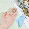 1Pc 925 Sterling Silver Adjustable Design Ring Mounts Fittings with Pearl Seat STER-BC0002-79A-P-3