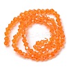 Transparent Electroplate Glass Beads Strands EGLA-A039-T3mm-A11-2