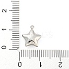 Non-Tarnish 304 Stainless Steel Charms X-STAS-P333-08P-3
