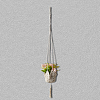 Polyester Weaving Flower Pots Net Pocket AJEW-WH20067-078-6