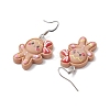 Christmas Resin Dangle Earrings EJEW-JE06089-4