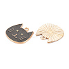 Alloy Enamel Pendants ENAM-S121-182A-3