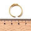 304 Stainless Steel Knot Cuff Rings for Women RJEW-Z110-03G-5