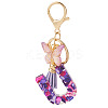 Resin Butterfly Pendant Keychains KEYC-TAC0034-03U-1