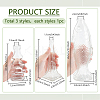 3Pcs 3 Styles Glass Vase DJEW-PH0001-47-2
