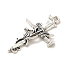 Tibetan Style Alloy Pendants PALLOY-M217-42AS-2