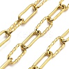 Ion Plating(IP) 304 Stainless Steel Oval Link Chains CHS-G039-15G-1