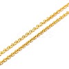 Fashionable 304 Stainless Steel Cable Chain Necklace Making X-STAS-A028-N081G-2