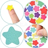 4 Bags Star Pattern DIY Paper Picture Stickers AJEW-FS0001-16-2