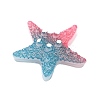 Gradient Color Opaque Resin Decoden Cabochons CRES-P036-01A-04-2