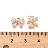 Brass Cubic Zirconia Charms X1-KK-D300-08G-3