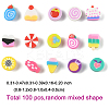 100Pcs 2 Styles Handmade Polymer Clay Beads CLAY-FP0001-11A-6