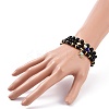6Pcs 6 Style Natural Mixed Gemstone Beaded Stretch Bracelets Set BJEW-JB09117-7