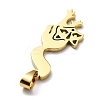 304 Stainless Steel Pendants LS-STAS-D036-12G-2