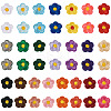 66 Pcs Flower Embroidery Cloth Iron On/Sew On Patches DIY-TA0013-05-2