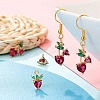 6Pcs Brass Micro Pave Colorful Cubic Zirconia Pendants KK-LS0001-39-6