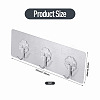 Self-adhesive Acrylic Wall Hook Hangers AJEW-TADJ0001-09A-01-4