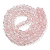 Transparent Crackle Baking Paint Glass Beads Strands DGLA-T003-01A-13-2